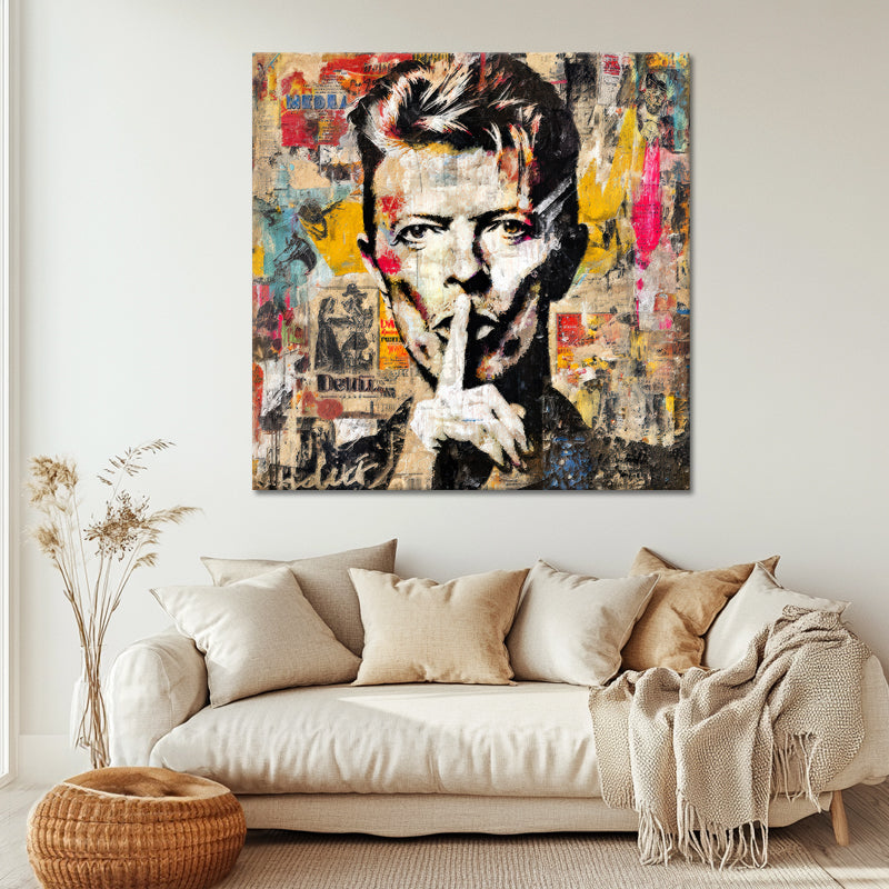 David Bowie-collage art