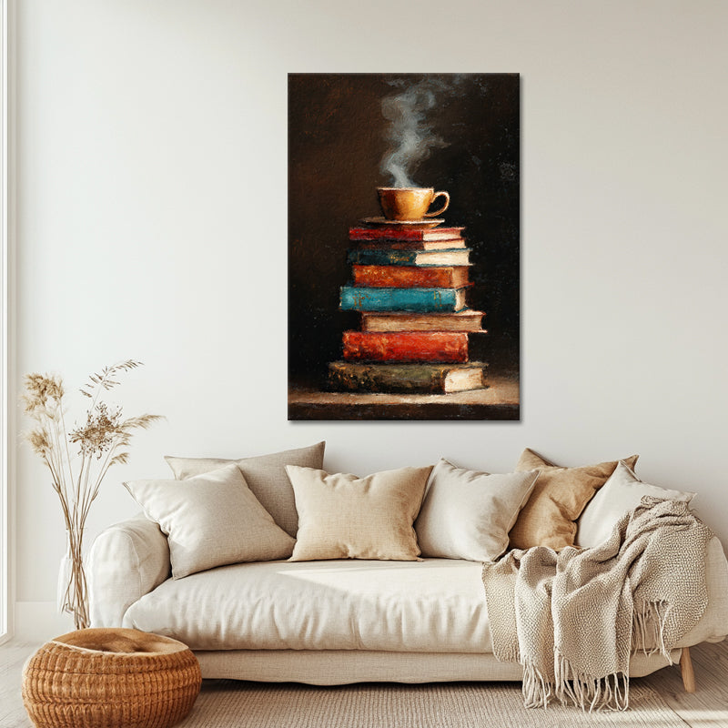 Bücher und Kaffee