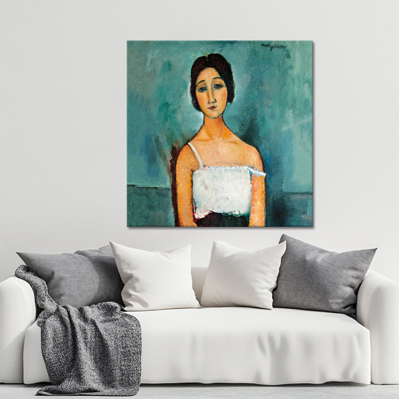 Porträt der brünetten Frau Christina – Amedeo Modigliani