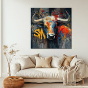 Stier in der Street Art