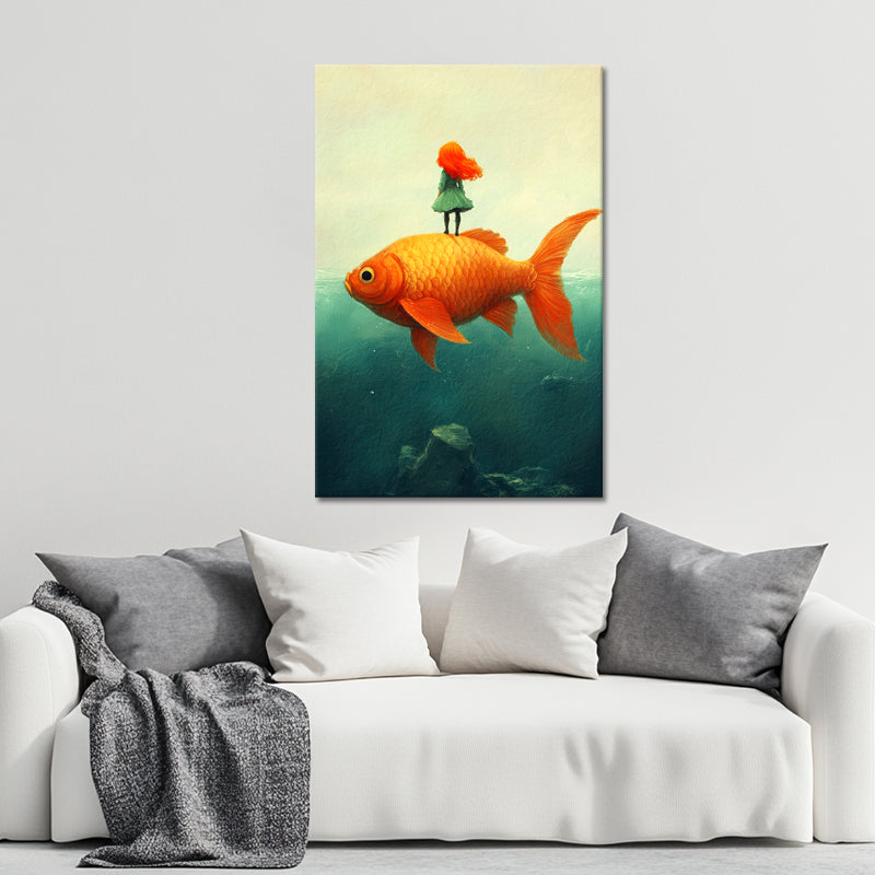 Mädchen mit Goldfisch II