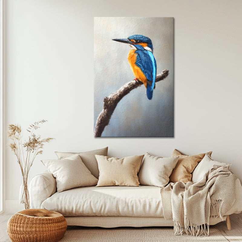 Eisvogel-Gemälde Kunst