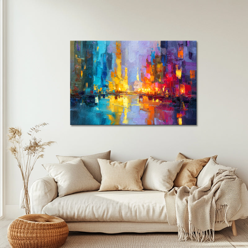 Abstracte Stad Kunst