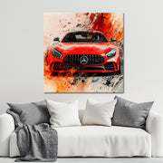 Abstract Mercedes AMG GT