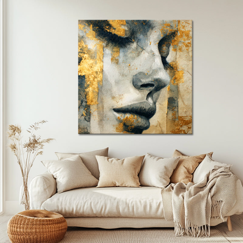 Elegante Vrouw Goud