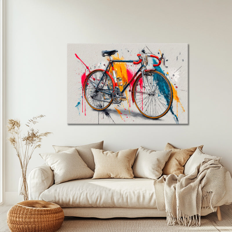 Oude Racefiets in Kleur