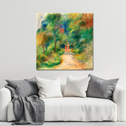 Two Figures On A Path - Pierre Auguste Renoir