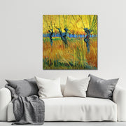 Kopfweiden bei Sonnenuntergang - Van Gogh
