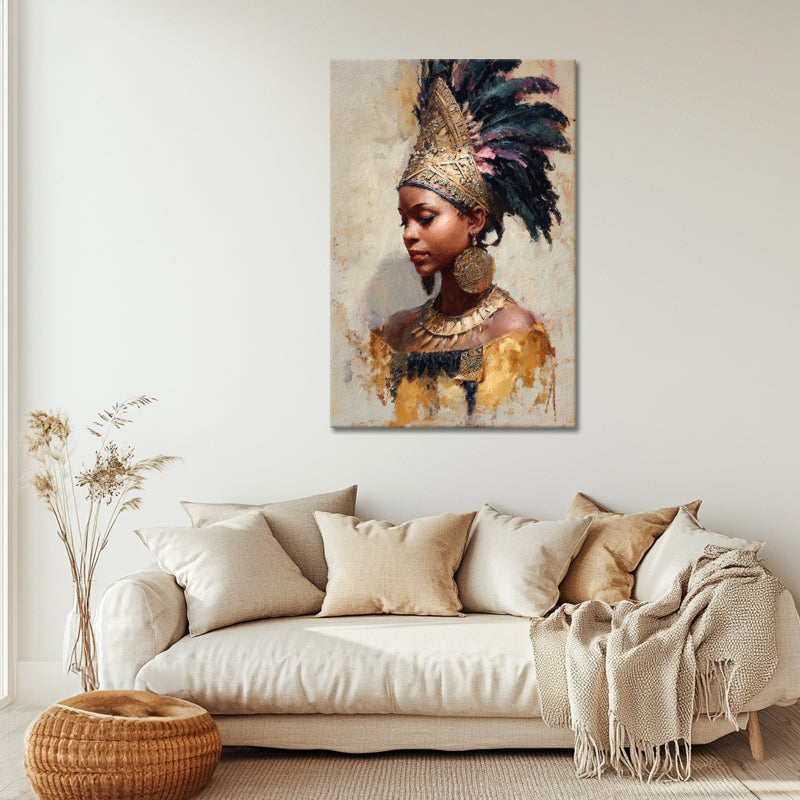 Porträt einer afrikanischen Frau I