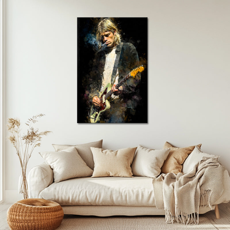 Portret Kurt Cobain