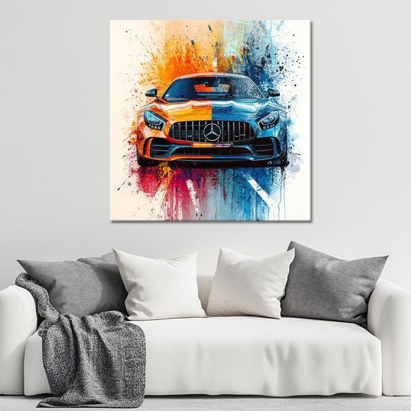 Mercedes-AMG GT schilderij