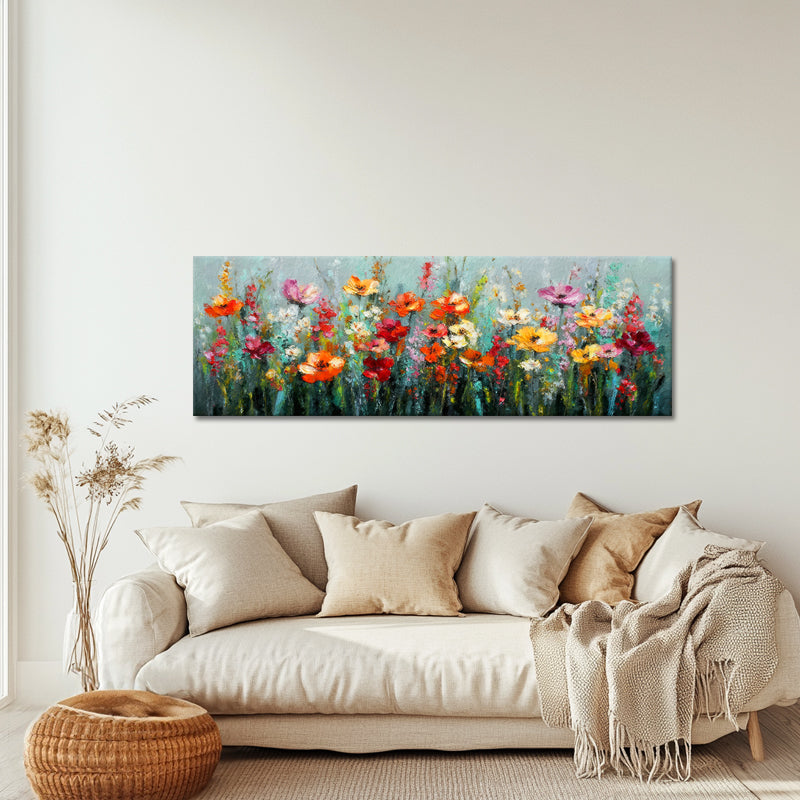 Vrolijk Bloemenveld Panorama