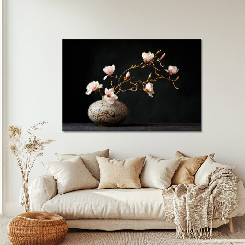 Magnoliatak in Chinese Vaas