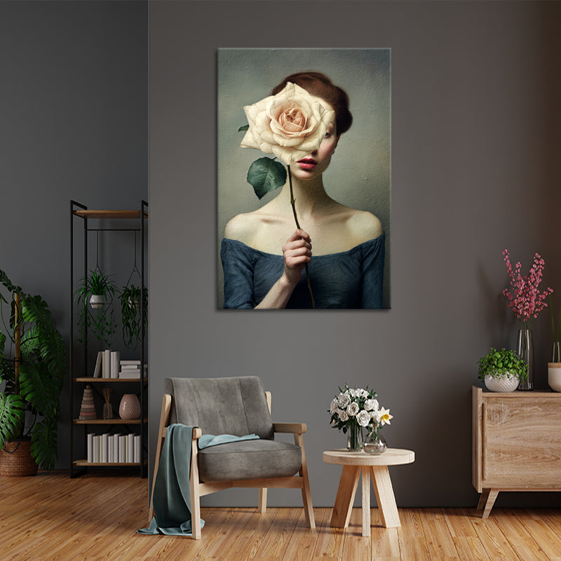 Die Frau mit der Blume