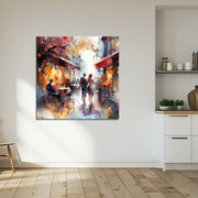 Café Terras schilderij
