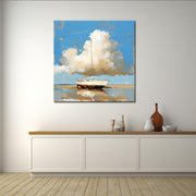 Zeilschip op strand