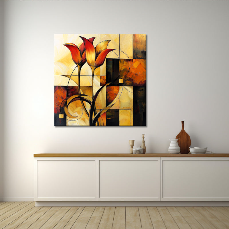 Kunst Abstract bloemen
