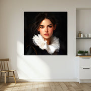 Gemälde Elegante Frau