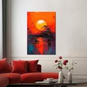 Sonnenuntergang in der Natur I