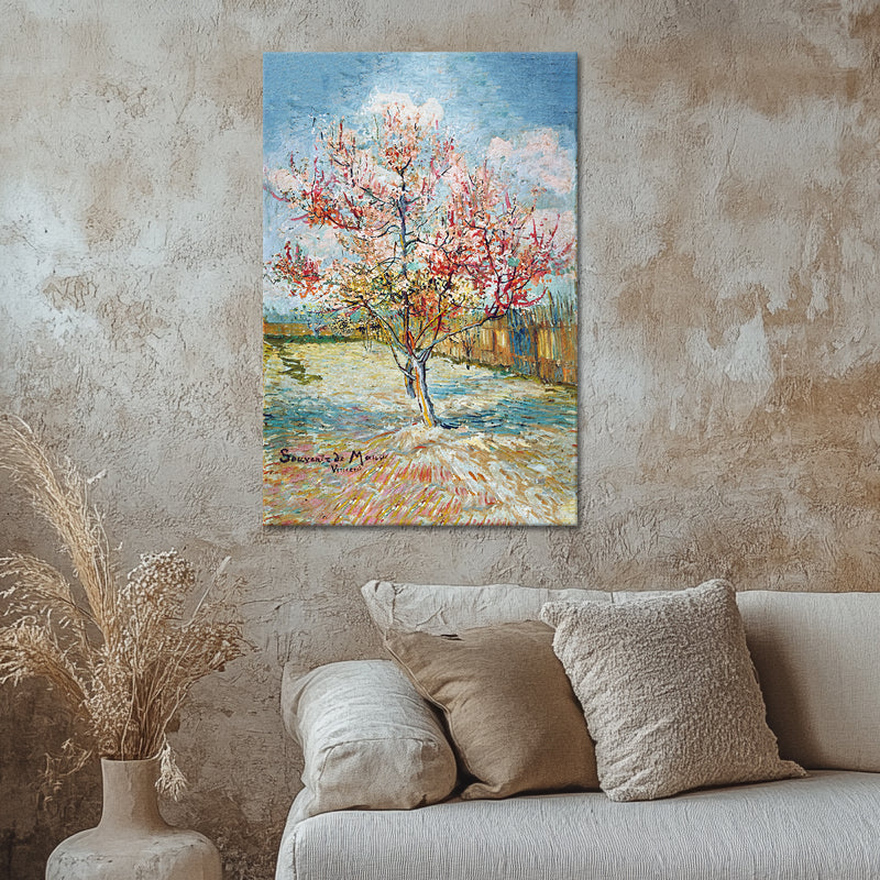 De roze perzikboom - Van Gogh