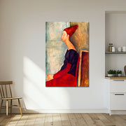 Jeanne Hébuterne in donker kleding -  Amedeo Modigliani
