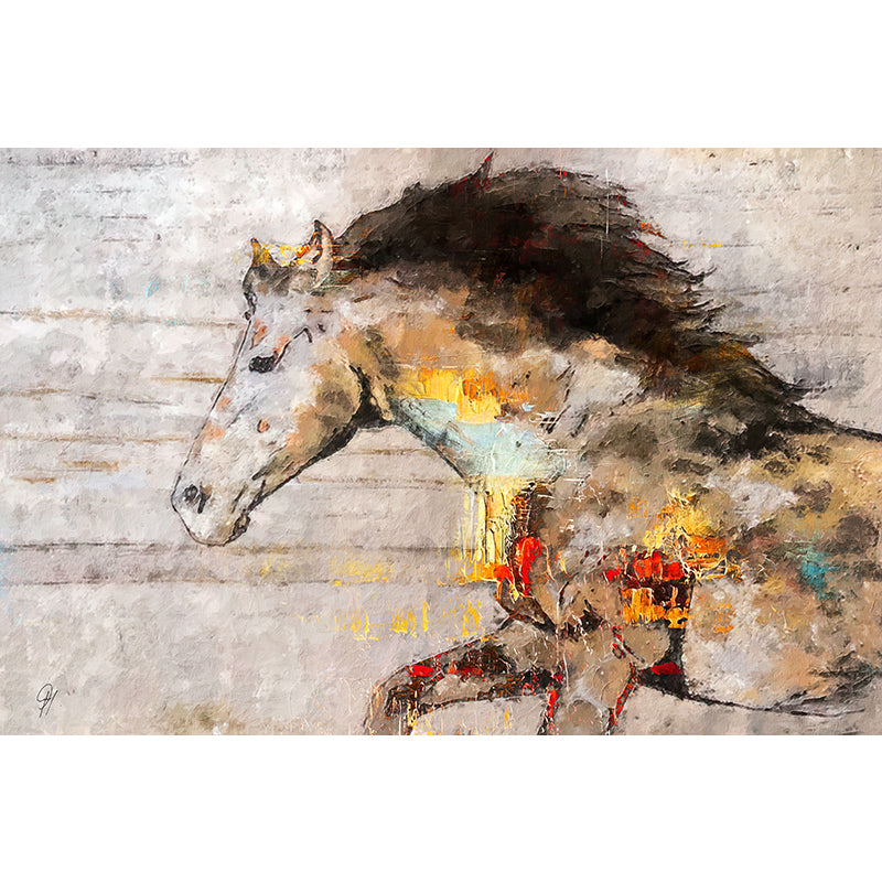Pferd in Farbe