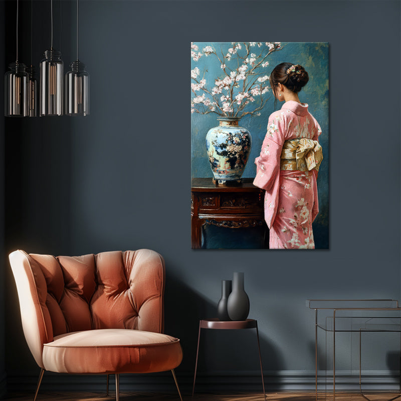 Die japanische Frau Kunst